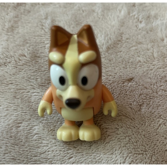 Bluey Friend Bingo Dog Action Figure Replacement Figure 2 Inch Brown & Tan - Picture 1 of 5